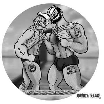 Bluto Loves Popeye / AOP Tote Bag